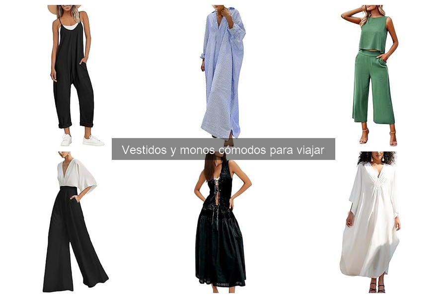 Alternativas cómodas a vestidos y monos para viajar