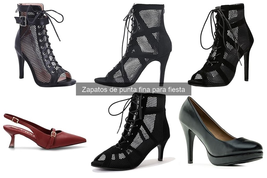 Alternativas cómodas a zapatos de punta fina para fiesta