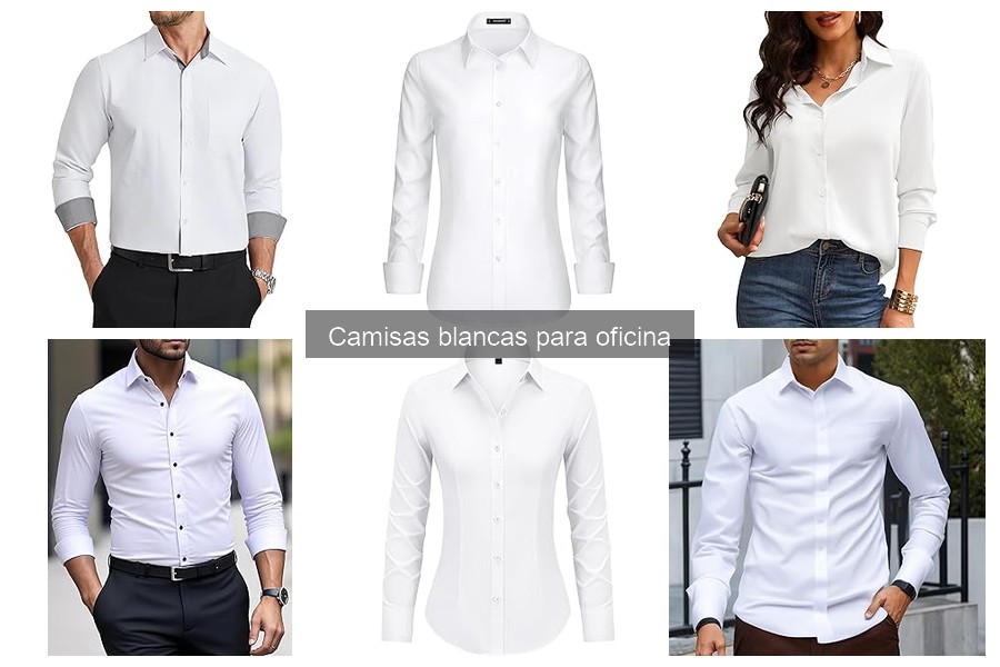 Alternativas elegantes a la camisa blanca para oficina