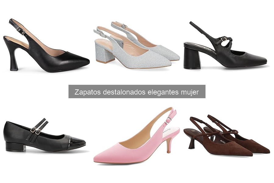 Alternativas Elegantes a los Zapatos Destalonados para Mujer