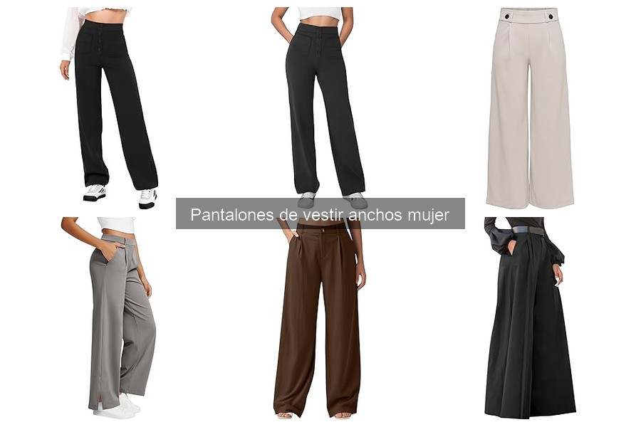 Alternativas elegantes a pantalones de vestir anchos mujer