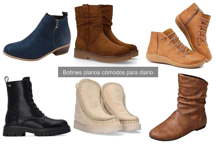 Beneficios de los Botines Planos Cómodos para Diario