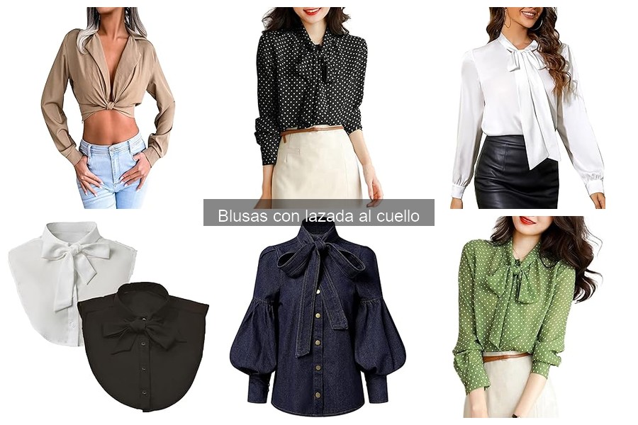 Blusas con lazada al cuello vs. sin lazada: ¿Cuál elegir?