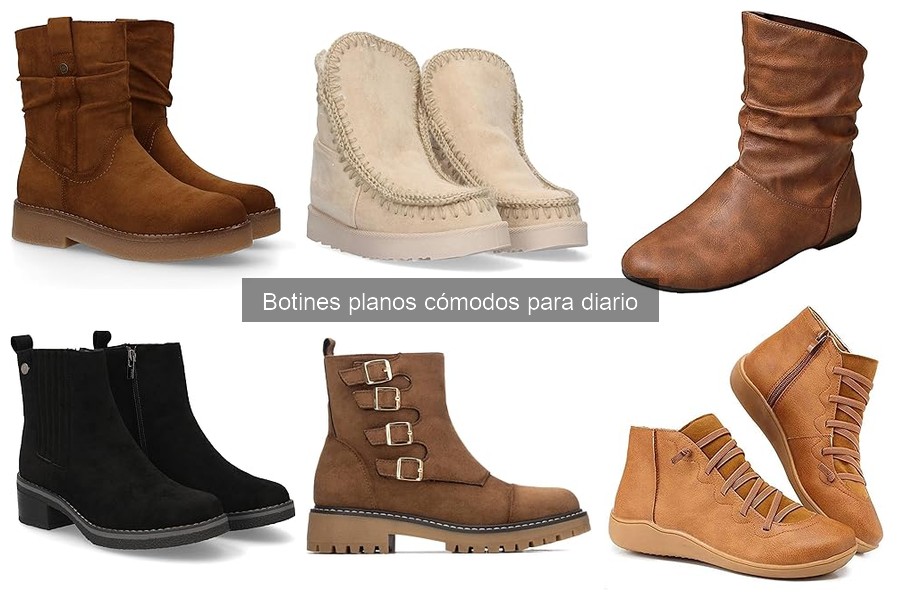 Botines planos cómodos: ¿una buena inversión para diario?