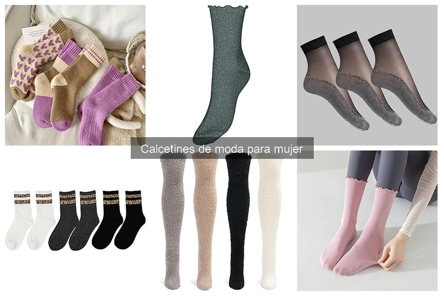 Calcetines de moda para mujer según la temporada