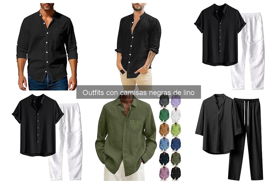 ¿Camisas negras de lino para todos los cuerpos? Descúbrelo