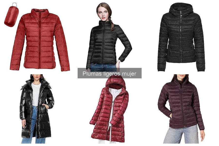 Características esenciales de los plumas ligeros para mujer