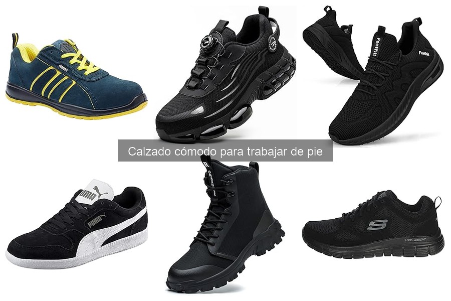 Características esenciales del calzado cómodo para trabajar