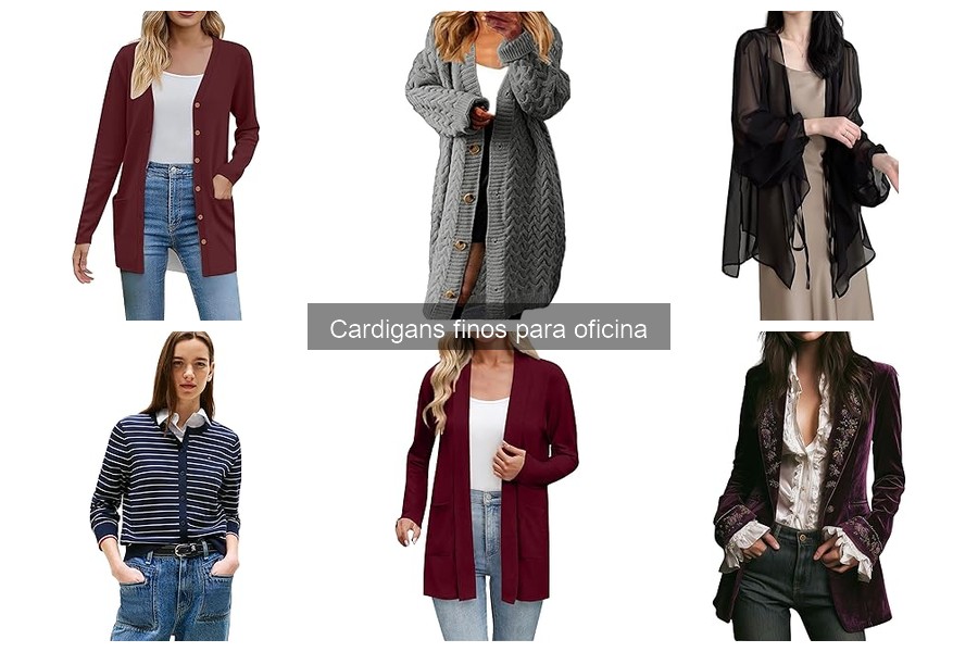 Cardigans finos para oficina: definición y características