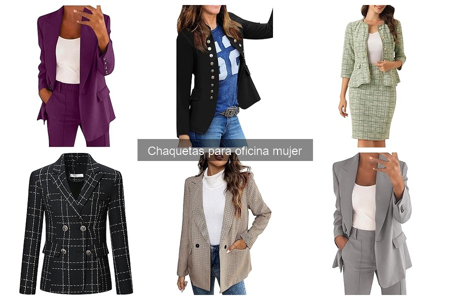 Chaquetas de oficina que favorecen según tu tipo de cuerpo