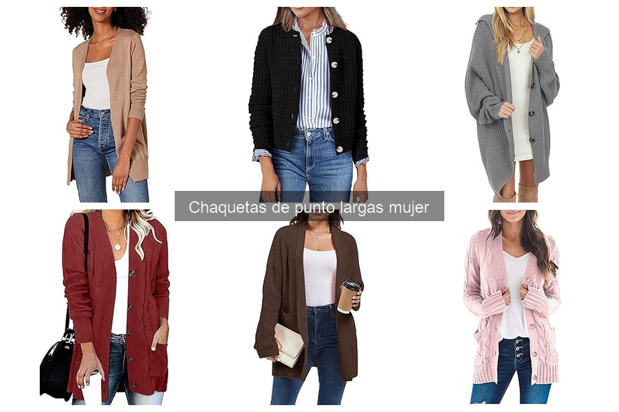 Chaquetas de Punto Largas para Mujer: Características y Estilos