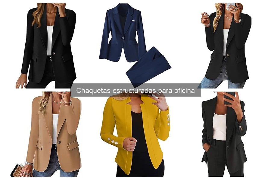 Chaquetas estructuradas para oficina: ¿Qué son y sus características?
