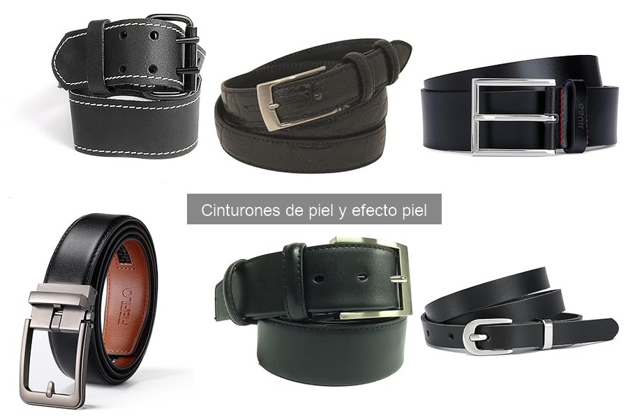 Cinturones de piel vs. efecto piel: ¿cuál es la mejor opción?