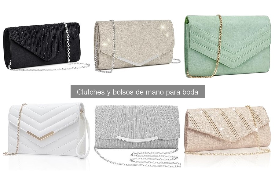 Clutches de mano vs. otros bolsos para bodas: ¿Cuál elegir?