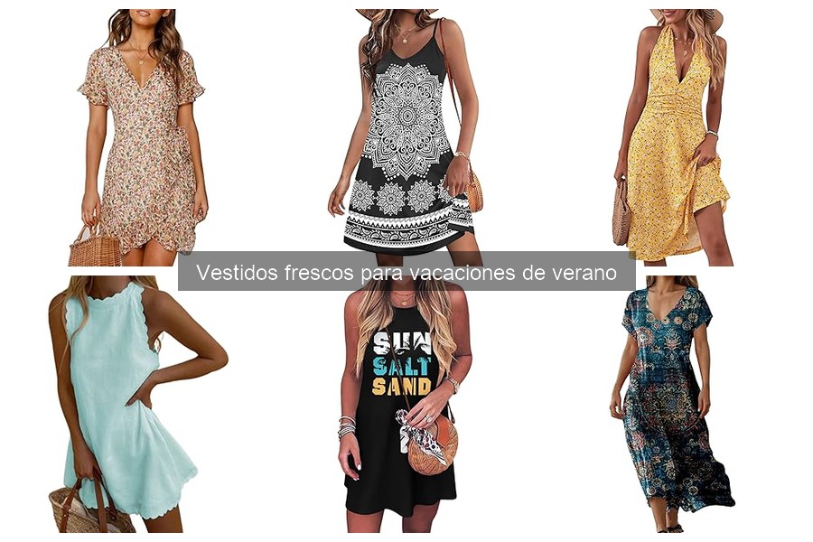 Combina accesorios con vestidos frescos de verano