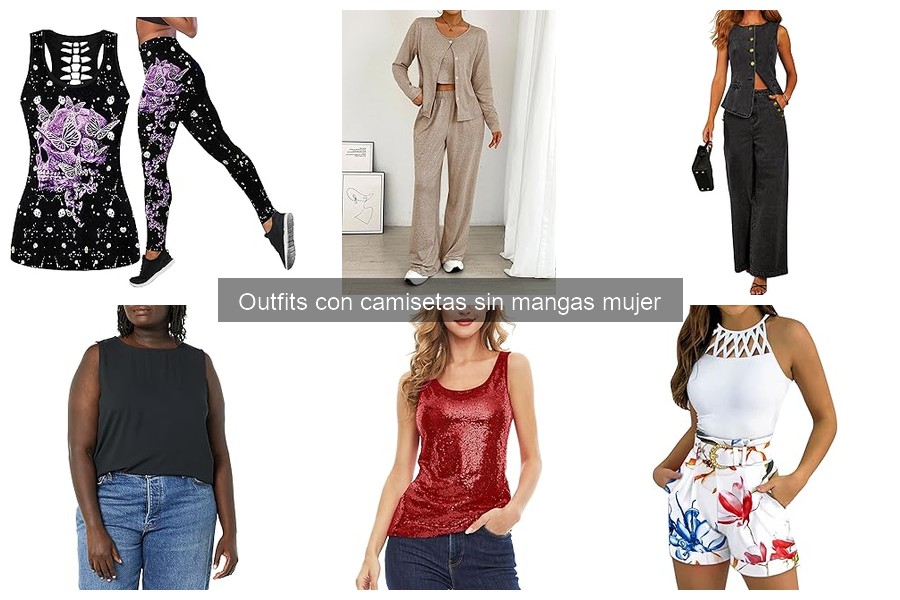 Combina camisetas sin mangas para outfits perfectos