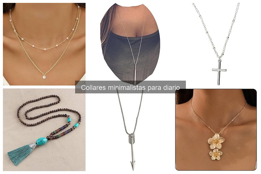 Combina collares minimalistas con tus outfits diarios