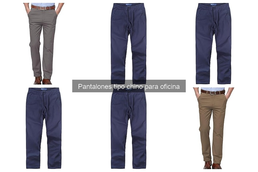 Combina pantalones chinos para oficina: looks ideales