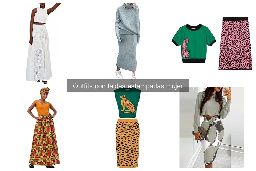 Cómo accessorizar faldas estampadas: guía de estilo