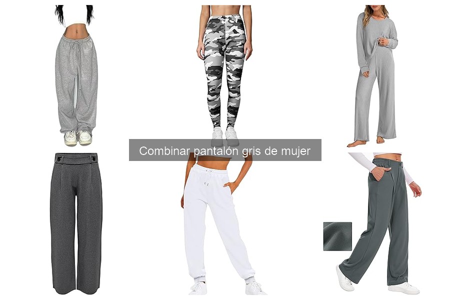 Cómo accessorizar un pantalón gris de mujer con estilo
