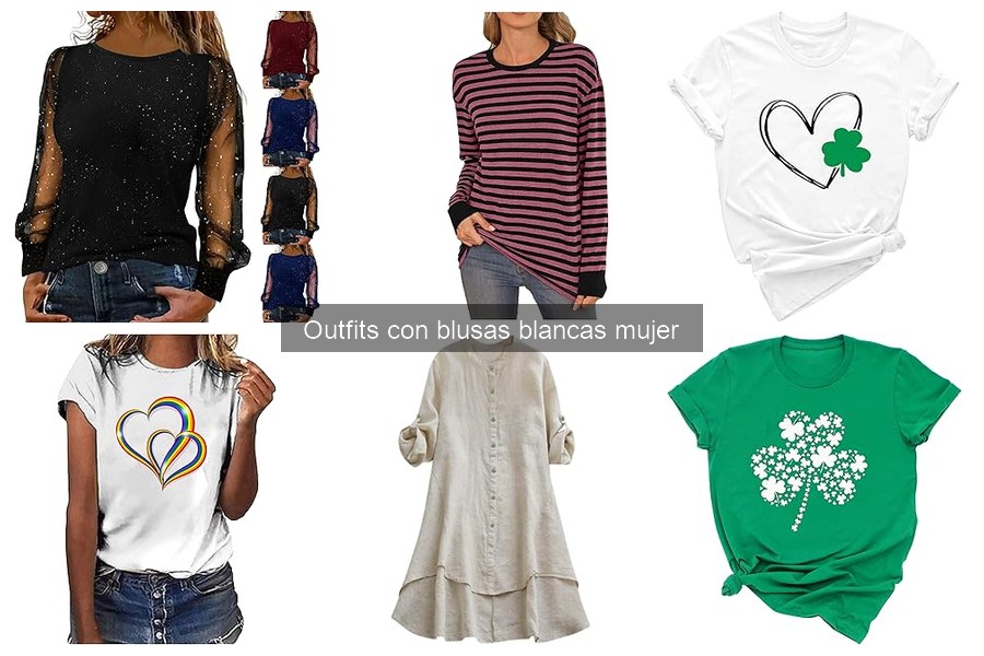 Cómo combinar blusas blancas en diferentes outfits