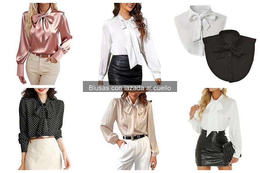 Cómo combinar blusas con lazada al cuello: ¡Ideas de looks!