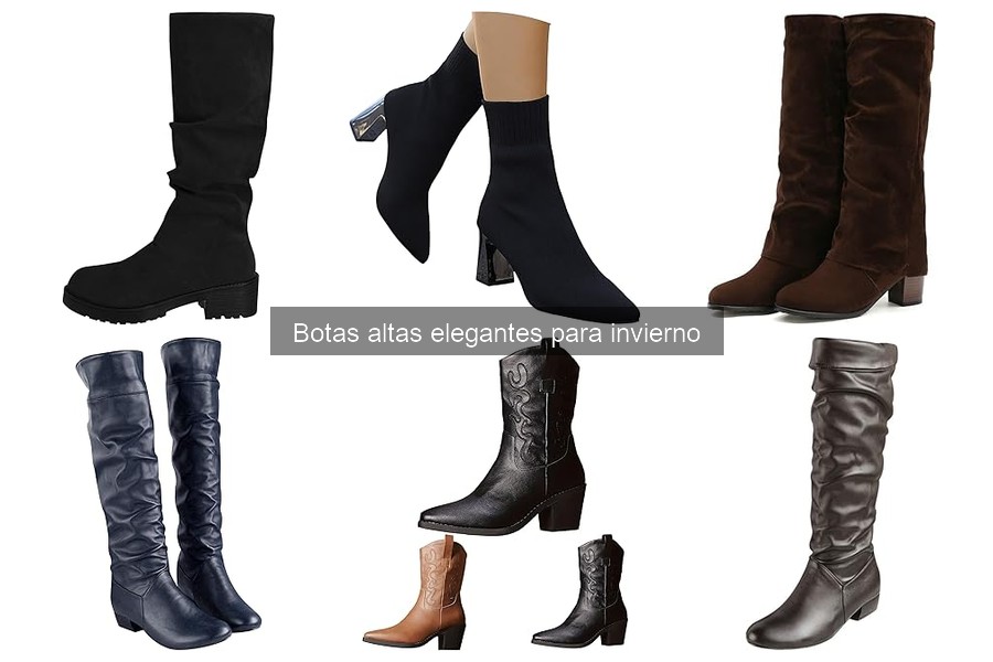 Cómo Combinar Botas Altas Elegantes para el Invierno
