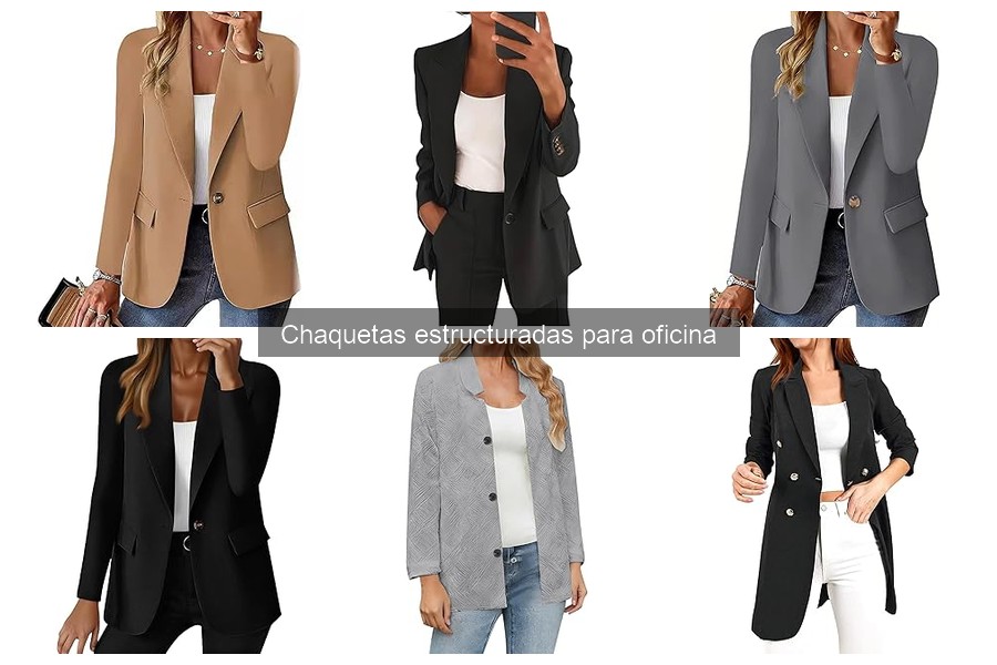 Cómo combinar chaquetas estructuradas para oficina