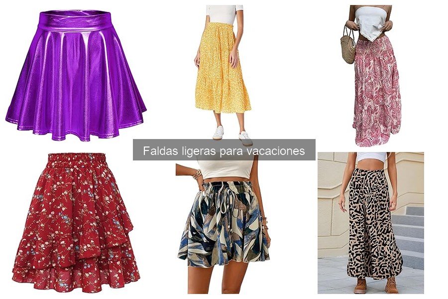 Cómo Combinar Faldas Ligeras para Vacaciones: Looks Increíbles