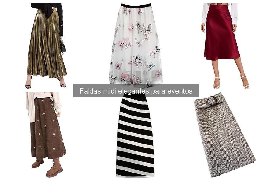 Cómo combinar faldas midi elegantes con calzado perfecto