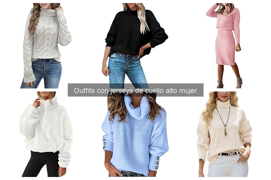Cómo combinar jerseys de cuello alto según tu cuerpo