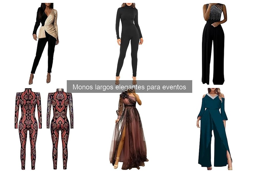 Cómo combinar monos largos elegantes con accesorios