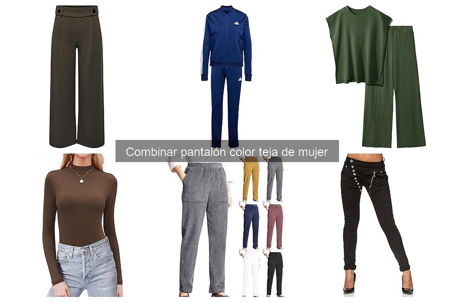 Cómo Combinar Pantalón Color Teja para Mujeres