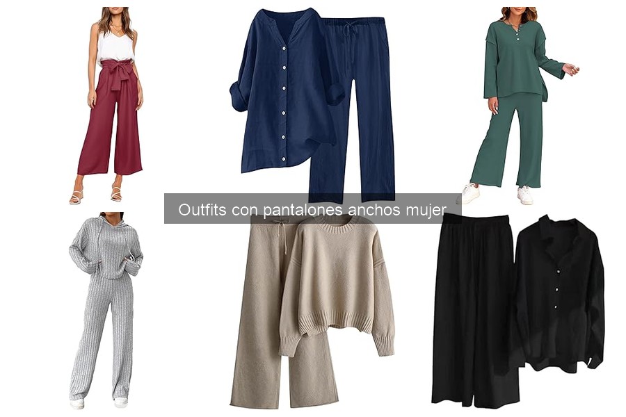 Cómo combinar pantalones anchos para mujeres con estilo