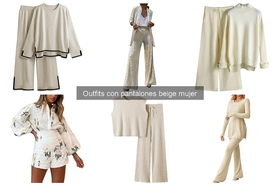 Cómo combinar pantalones beige según la temporada