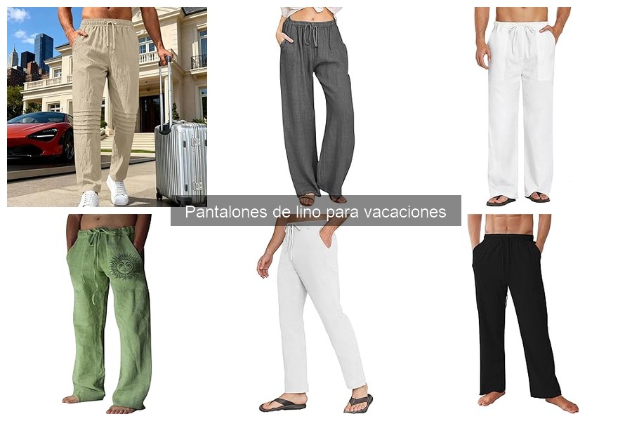 Cómo combinar pantalones de lino para vacaciones elegantes