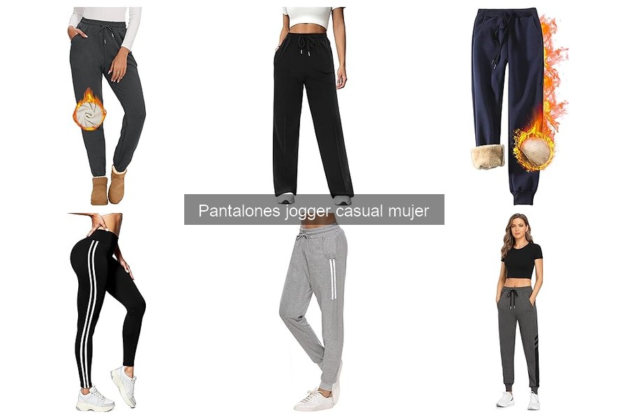 Cómo combinar pantalones jogger casual para mujer