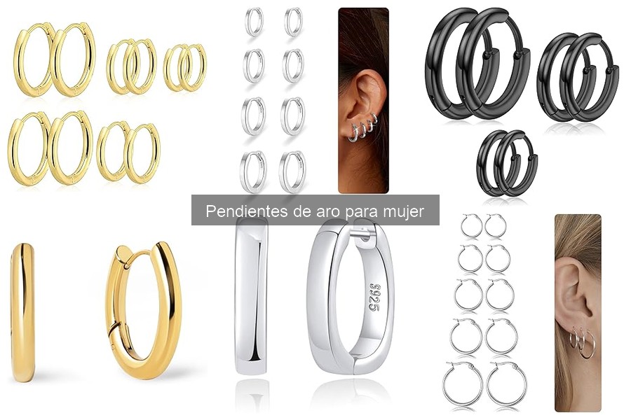 Cómo combinar pendientes de aro con peinados para mujer
