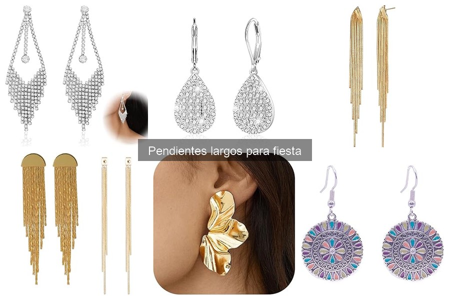 Cómo combinar pendientes largos para fiesta con estilo