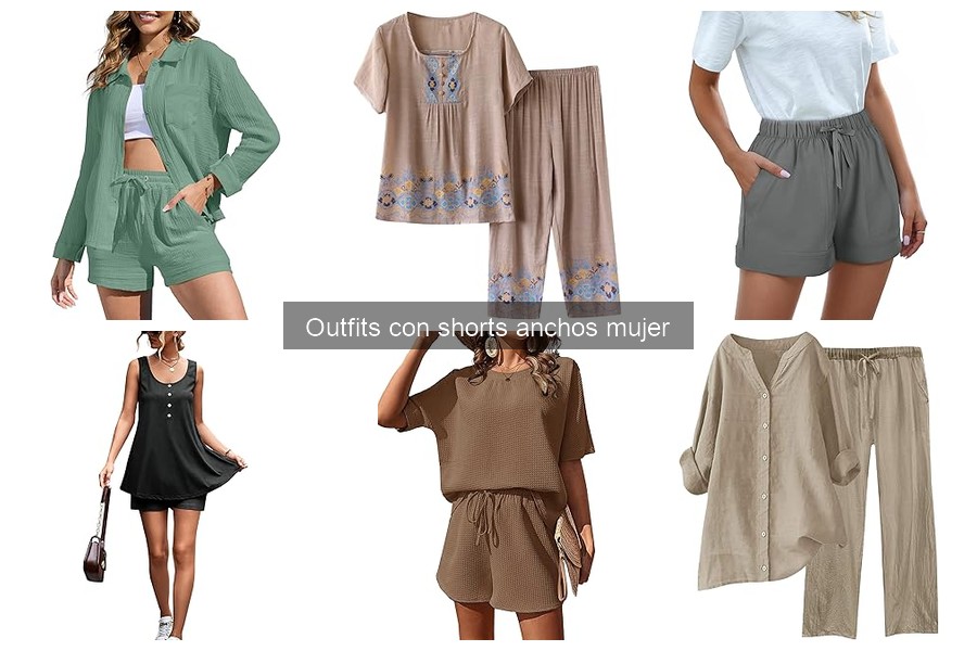 Cómo combinar shorts anchos con prendas de abrigo
