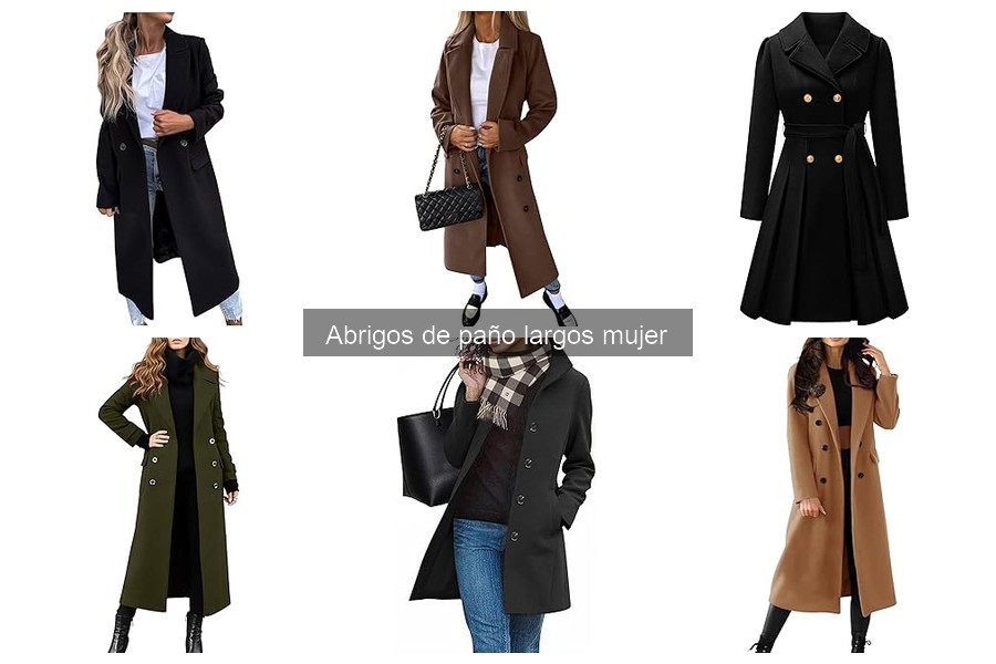 Cómo Combinar un Abrigo de Paño Largo para Mujer