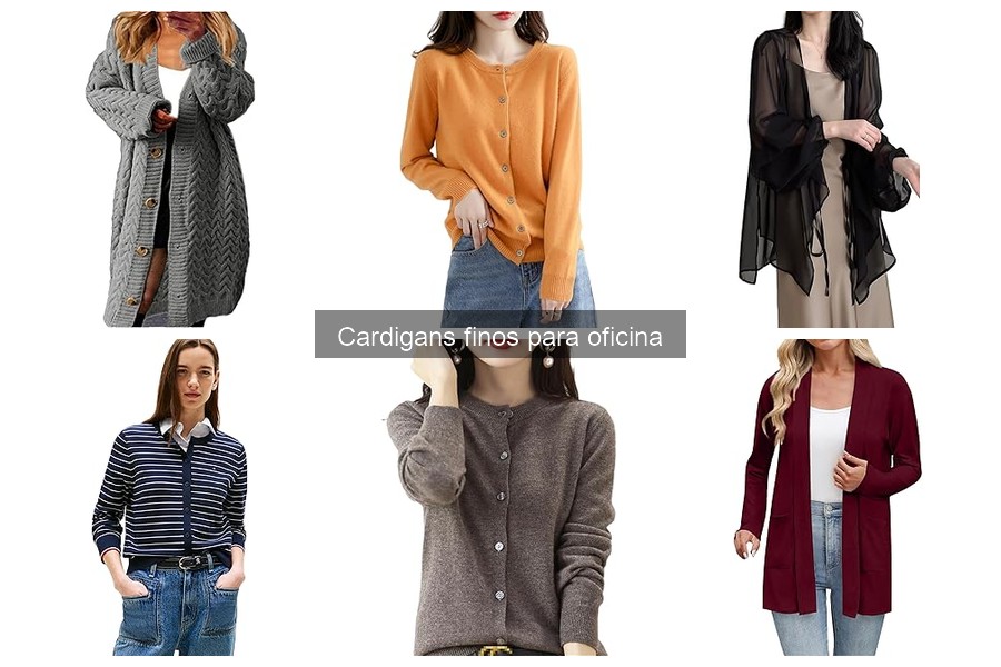 Cómo combinar un cardigan fino para oficina: ¡Estilo y confort!