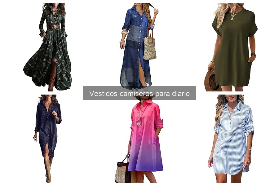 Cómo combinar un vestido camisero con accesorios