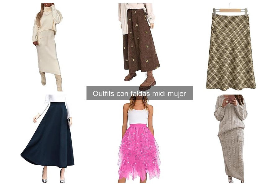 Cómo combinar una falda midi en invierno: consejos prácticos