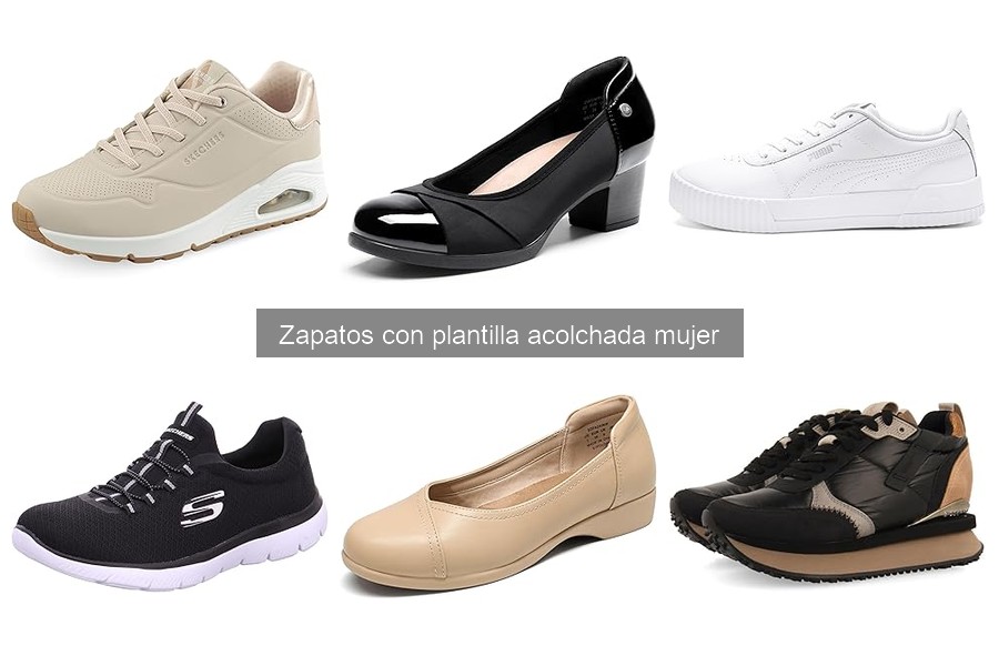 Cómo combinar zapatos con plantilla acolchada para mujer