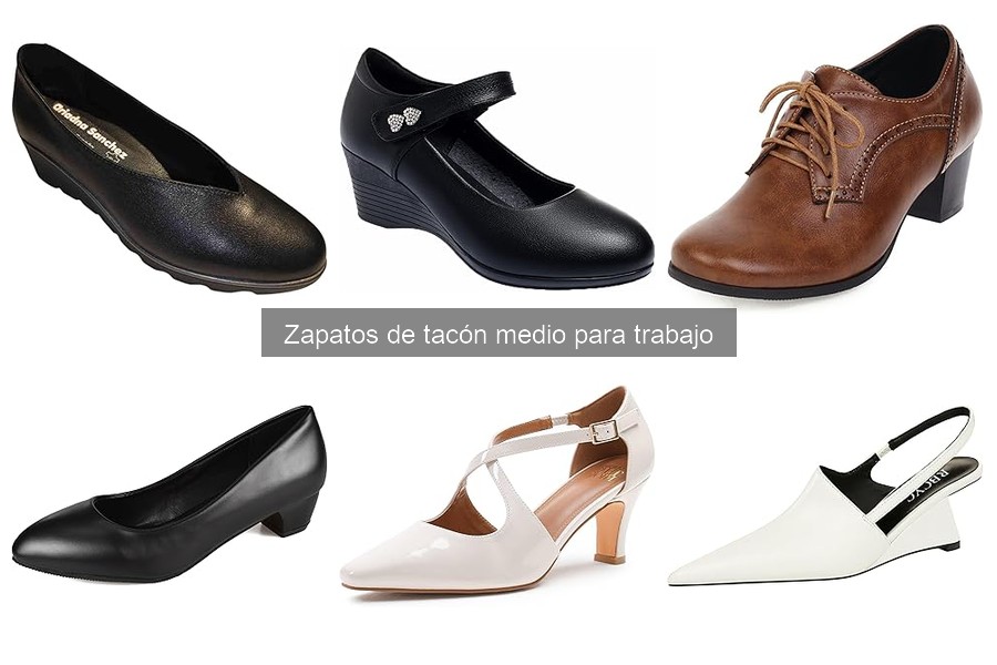 Cómo combinar zapatos de tacón medio para oficina