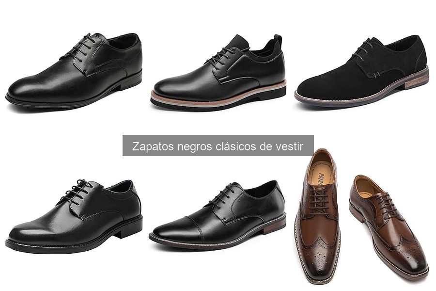 Cómo combinar zapatos negros clásicos de vestir con estilo