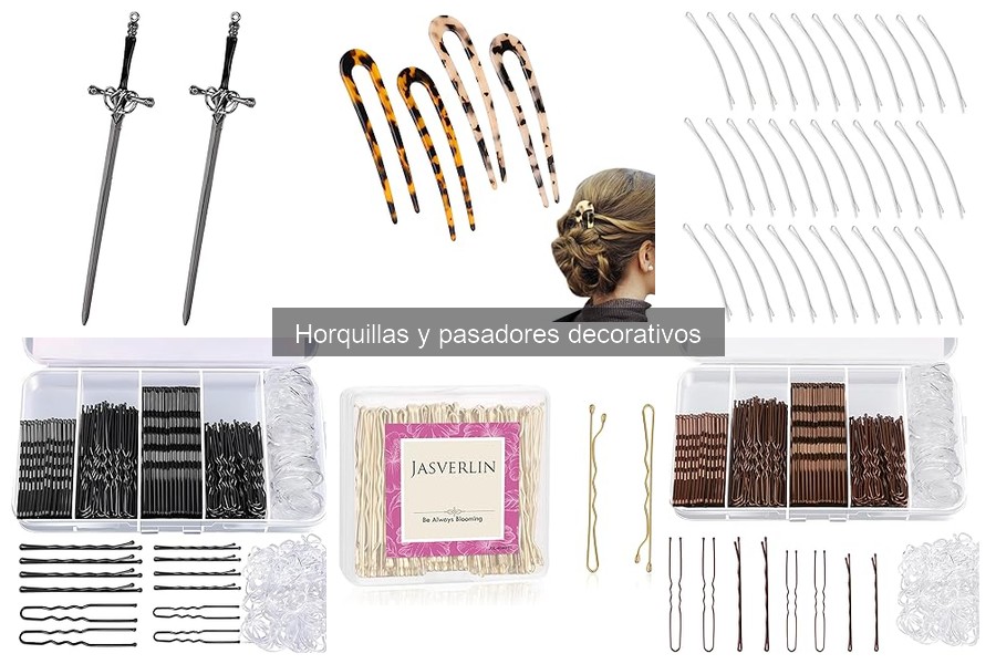 Cómo cuidar horquillas y pasadores decorativos para el cabello