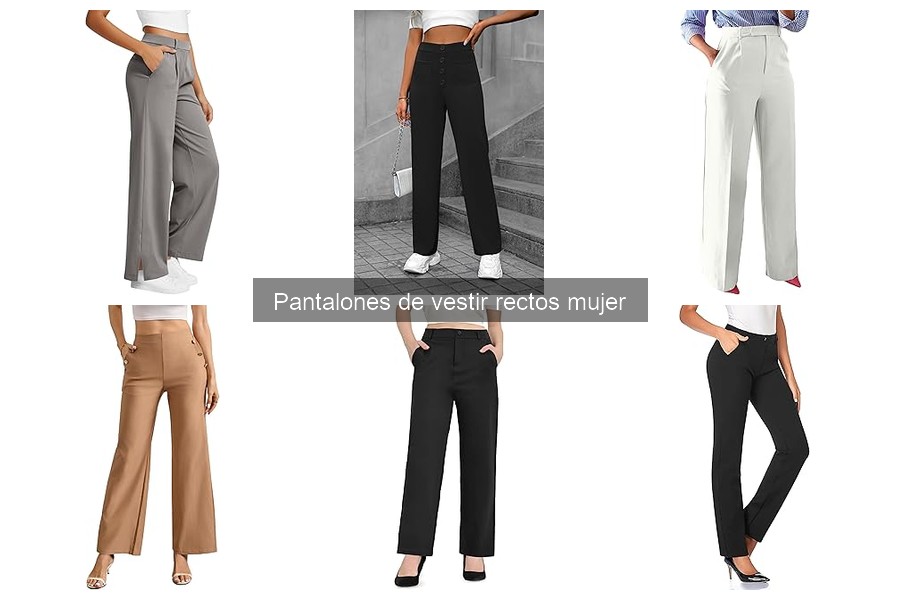 Cómo cuidar pantalones de vestir rectos para mujer