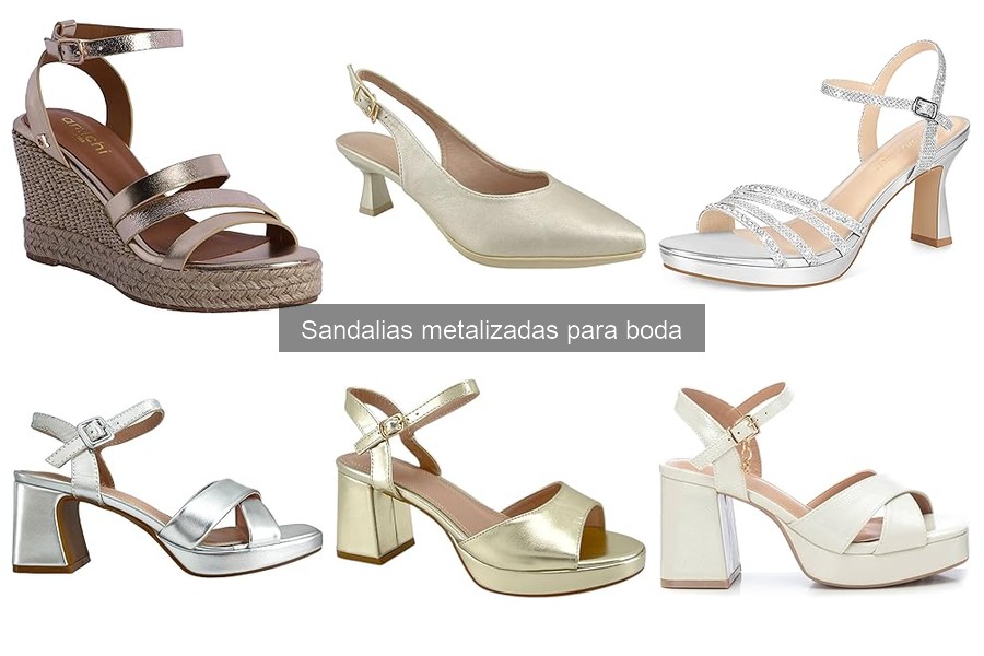 Cómo cuidar sandalias metalizadas después de la boda